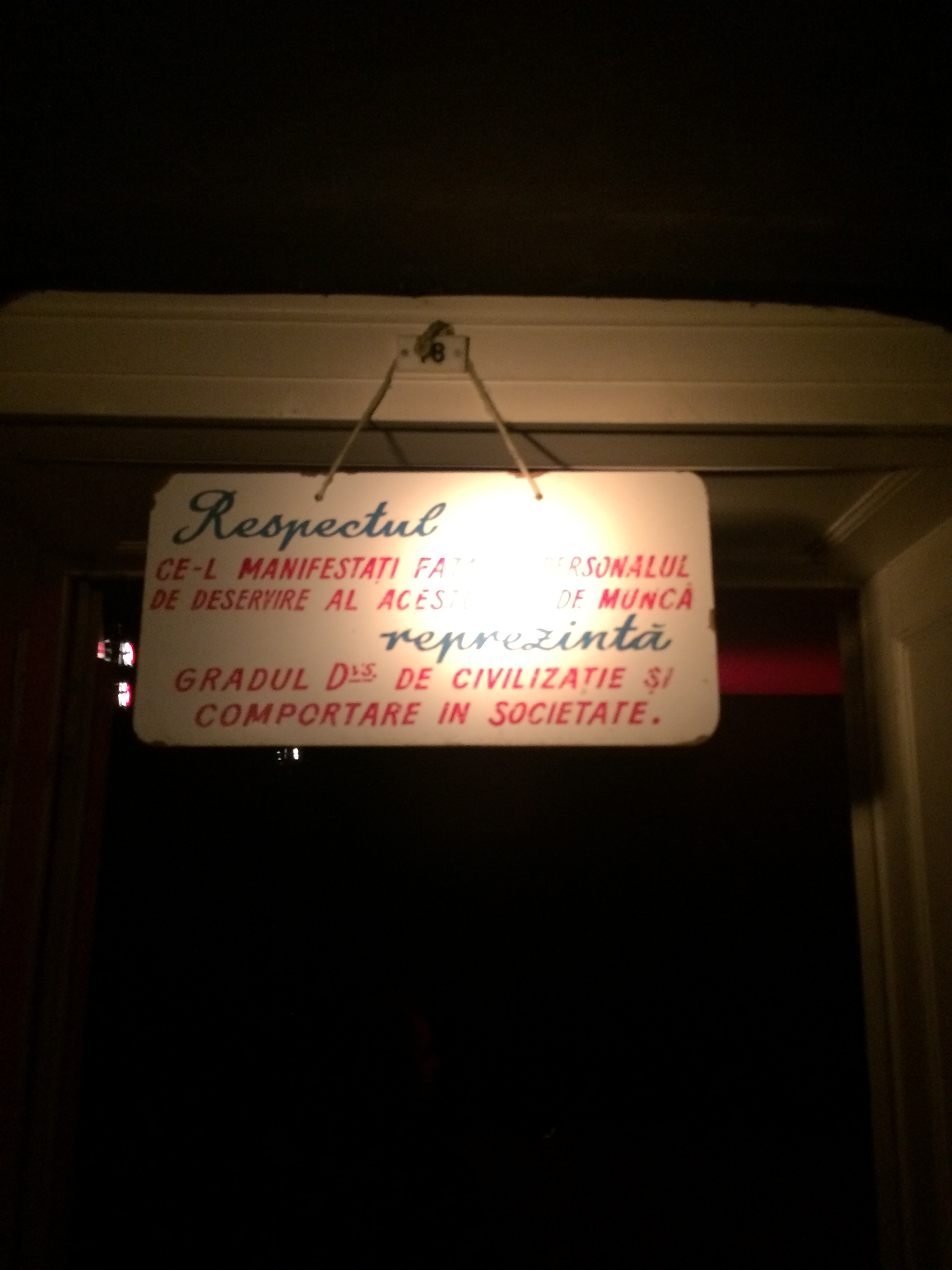 Sign before dance club